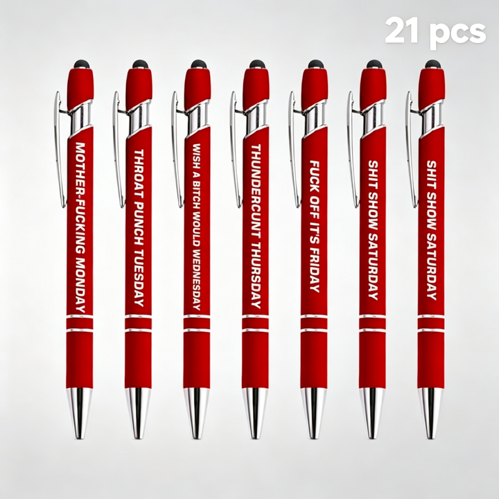 Fun and Stress-Relieving 7-Day Ballpoint Pen