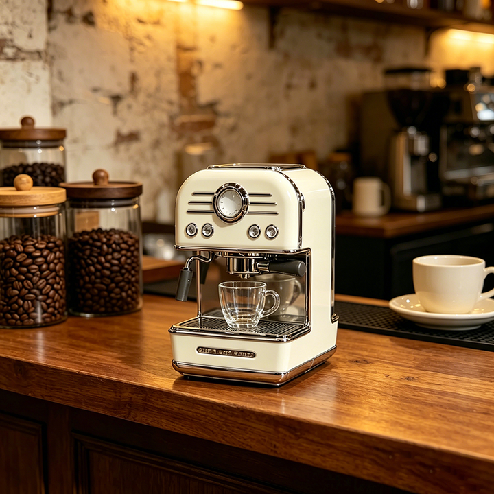 Vintage Coffee Machine-Style Aromatherapy Ornament