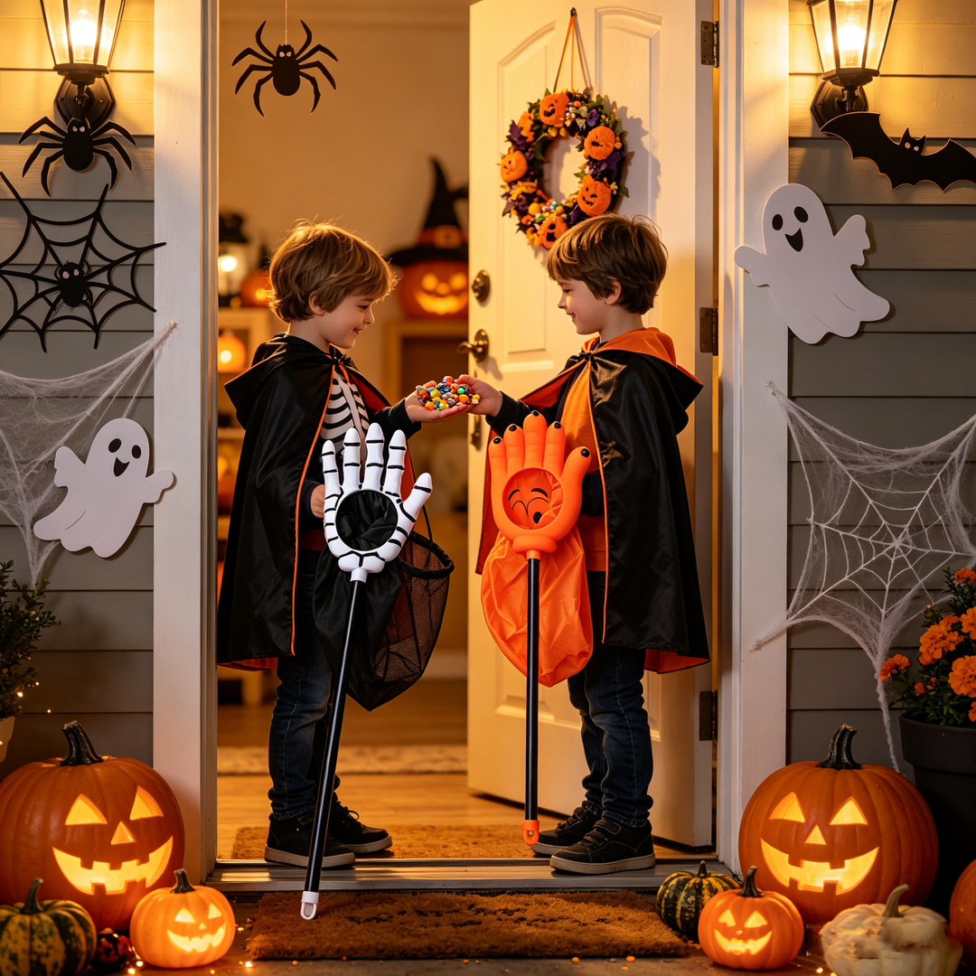 Halloween Pumpkin Trick‑or‑Treat Bag