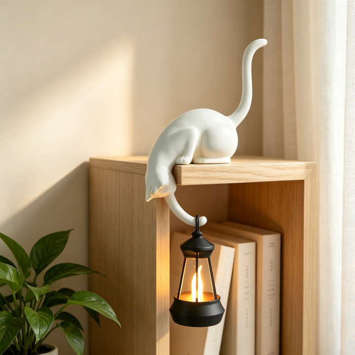 3D Printed Cat Hook Lamp