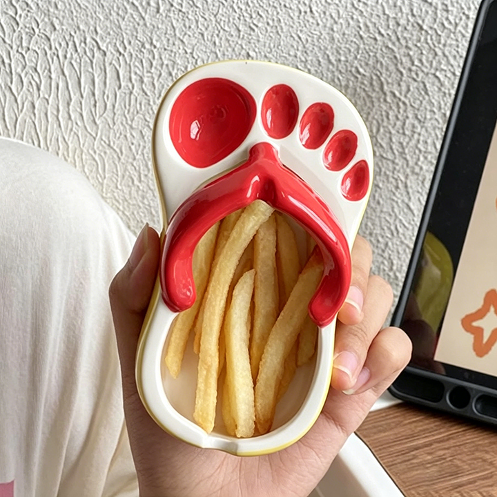 French fry dipping tray