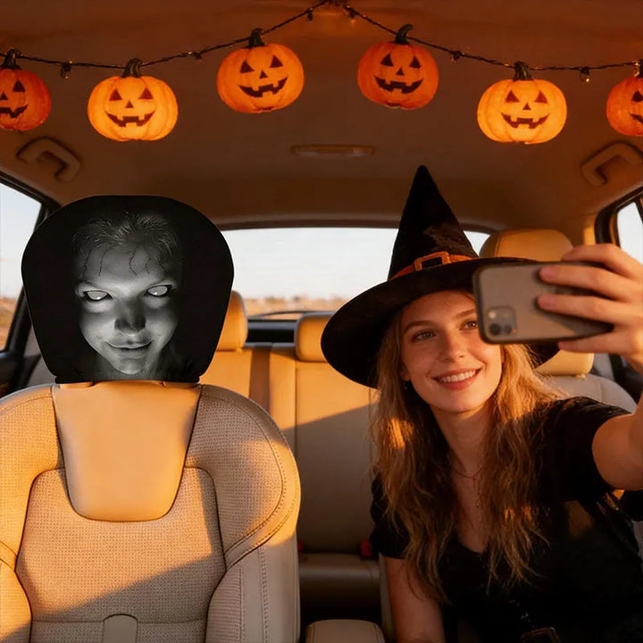 Halloween scary car decorations