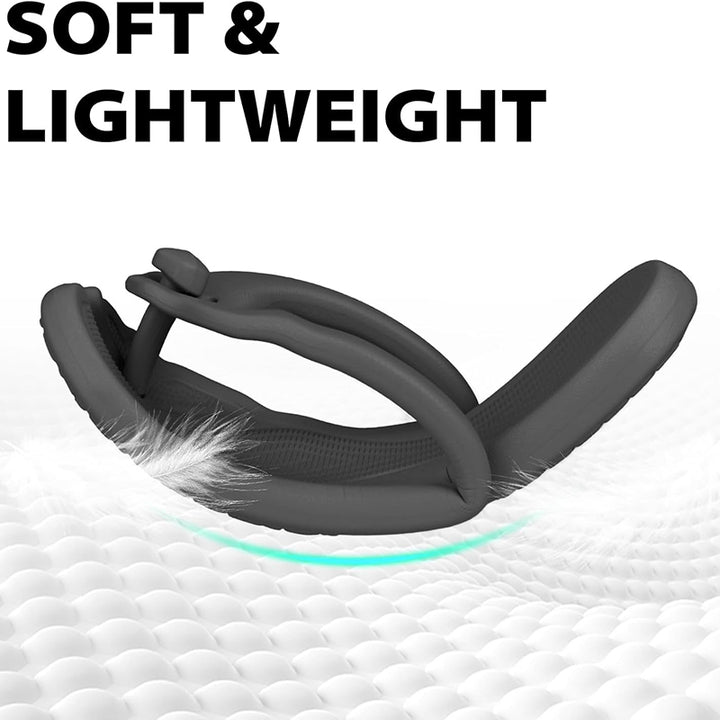 Foldable travel slippers, lightweight bathroom slippers