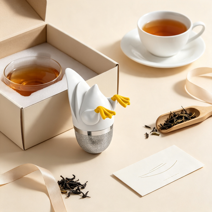 Duck butt tea filter