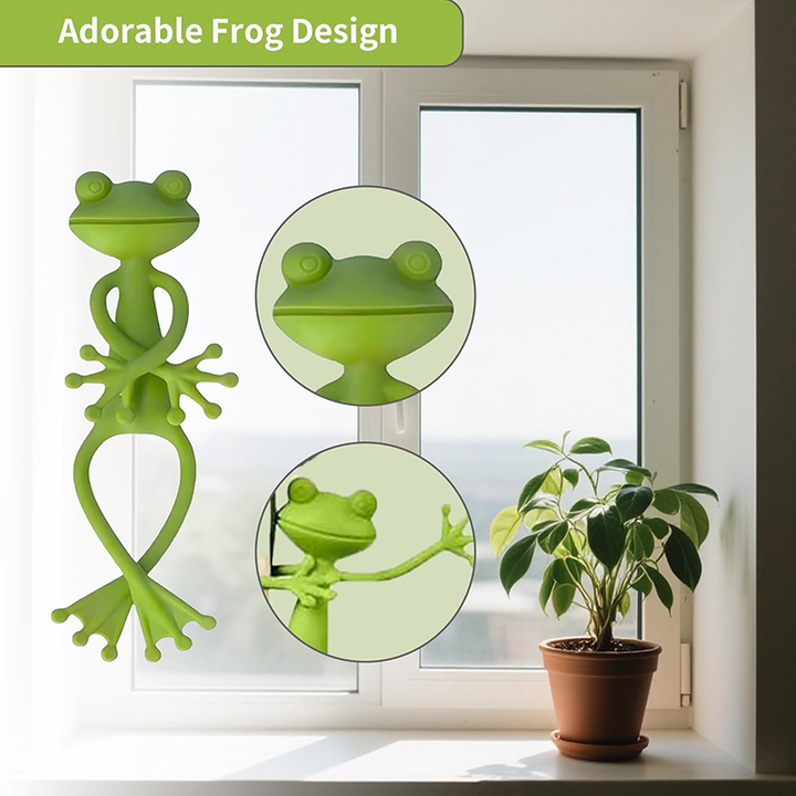 Frog-Shaped Plant Supports