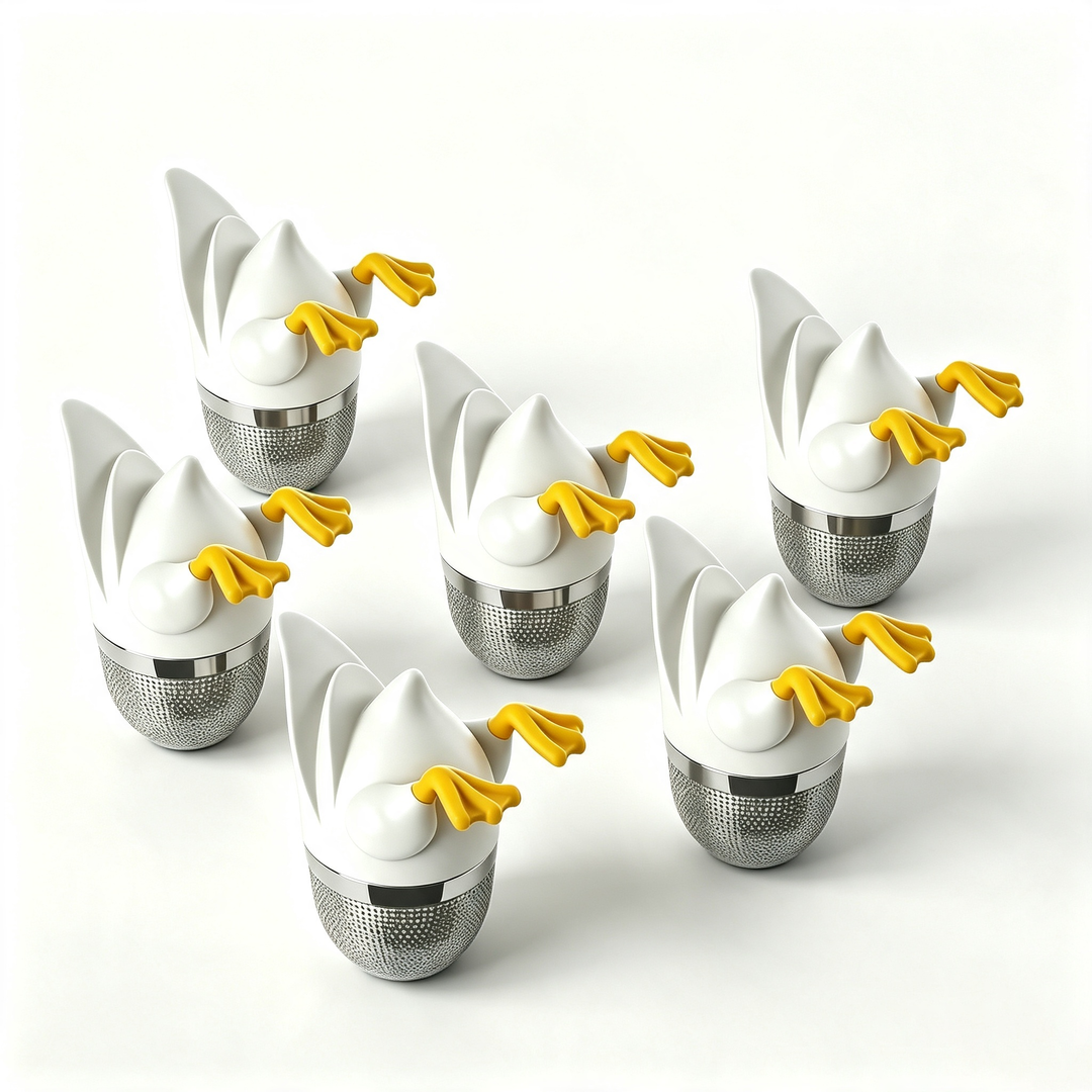 Duck butt tea filter