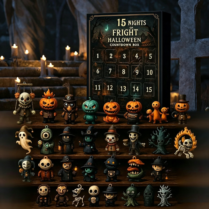 Halloween Advent Countdown Calendar Box