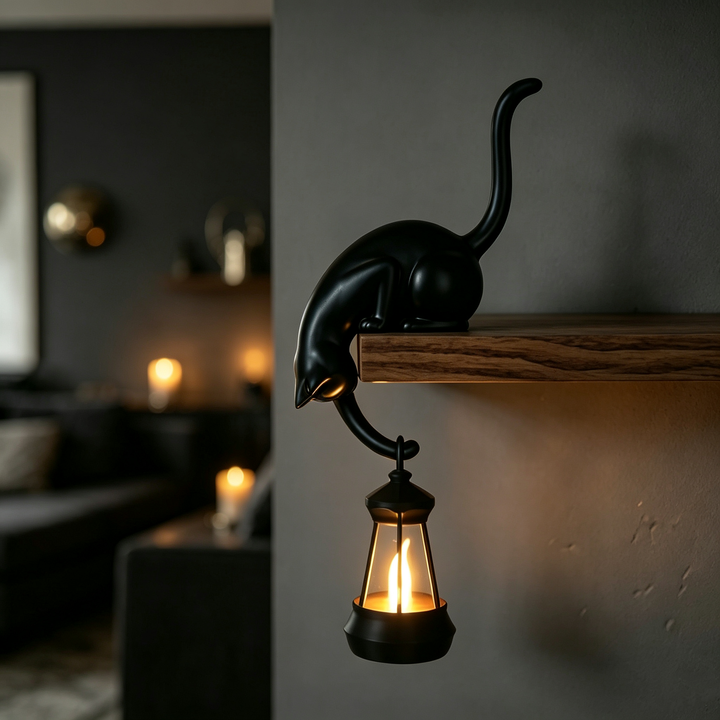 3D Printed Cat Hook Lamp