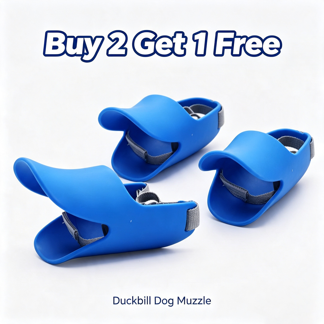 Silicone anti-bite muzzle for dogs