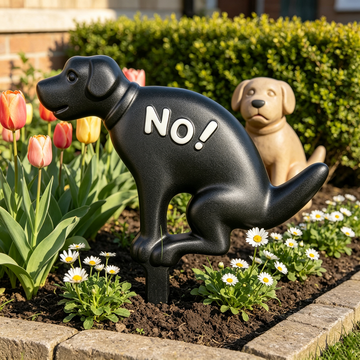 No Dog Pooping Warning Sign