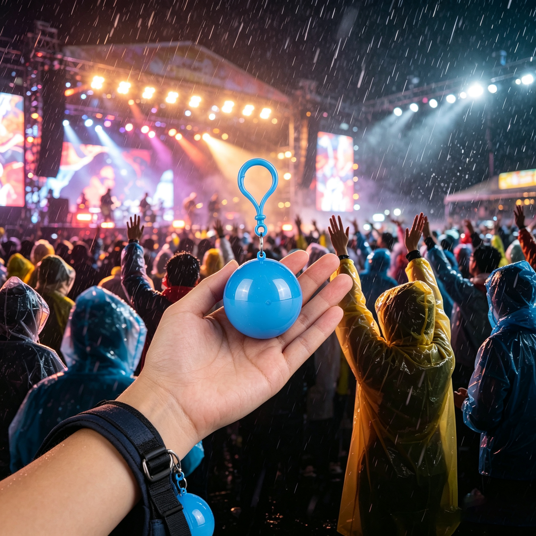 Disposable raincoat balls