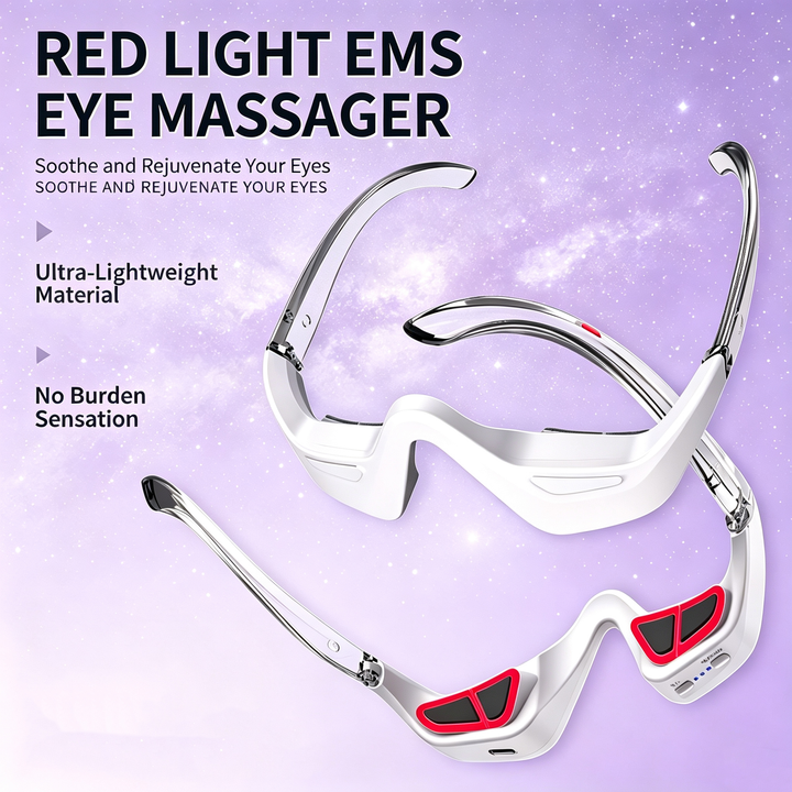 Microcurrent red light massage eye beauty device