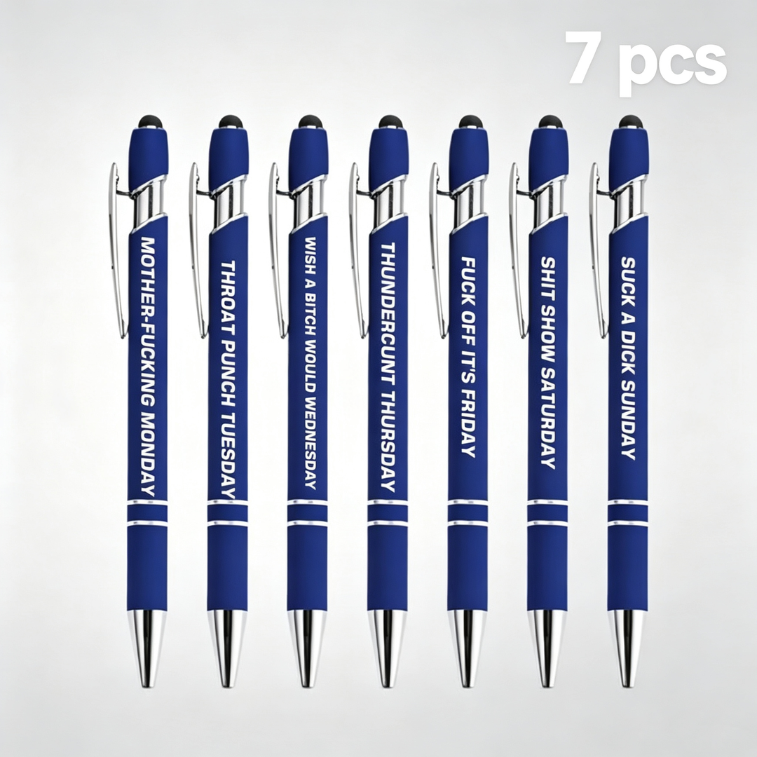 Fun and Stress-Relieving 7-Day Ballpoint Pen