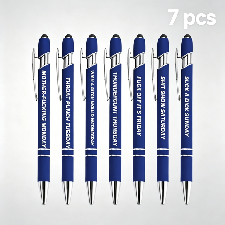 Fun and Stress-Relieving 7-Day Ballpoint Pen