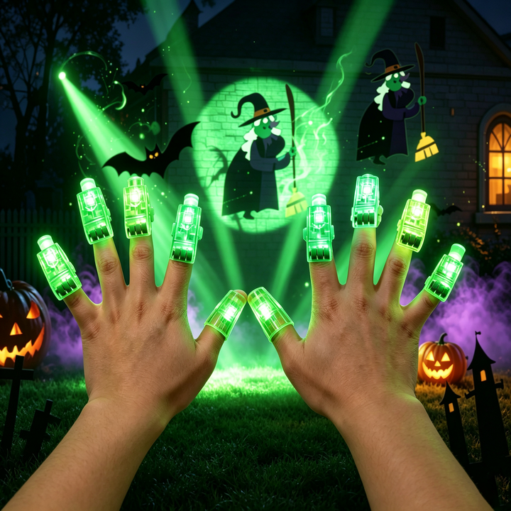 Halloween LED Finger Projector