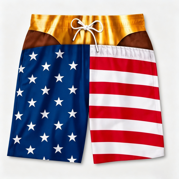 Eye-catching surfing beach shorts