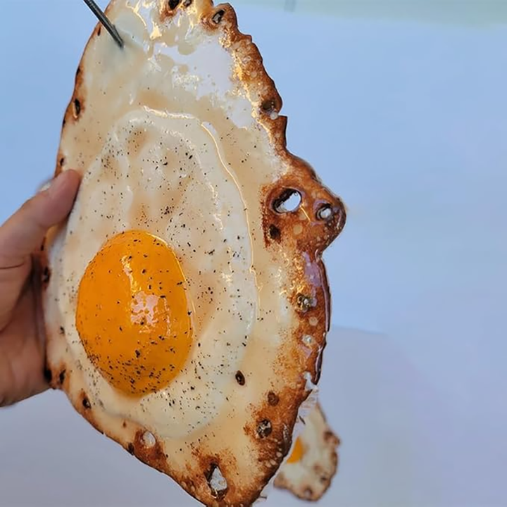 Fun Fried Egg Sculpture Decoration