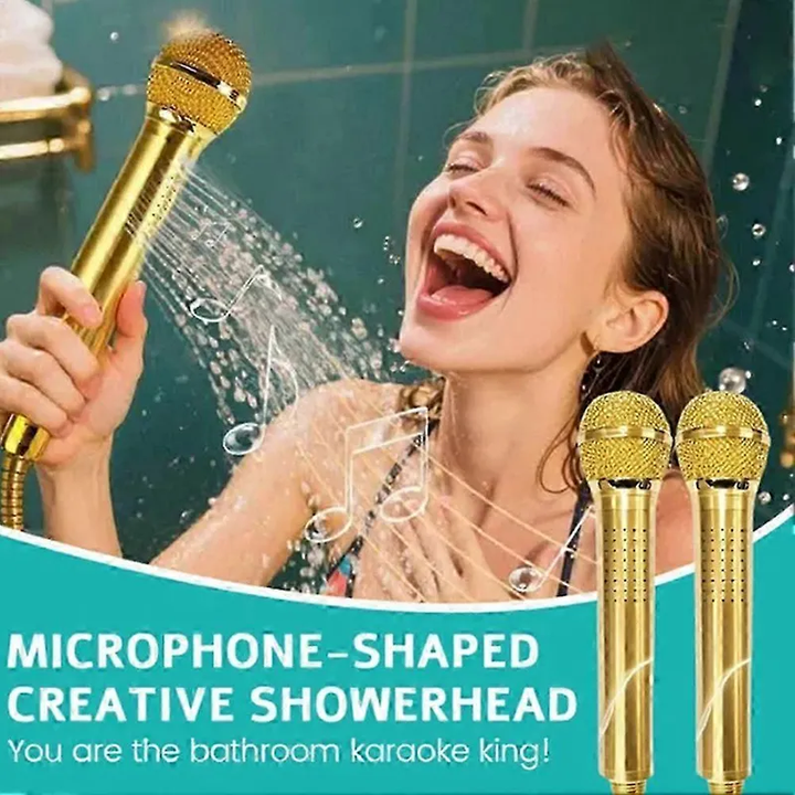 Microphone-Shaped Creative Showerhead