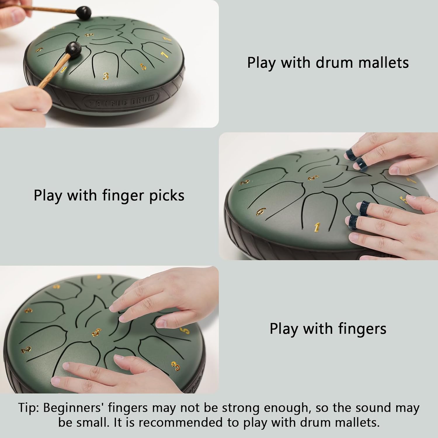 Steel Tongue Drum Rain Chime