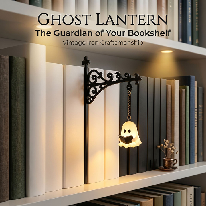 Ghost Bookshelf Lantern