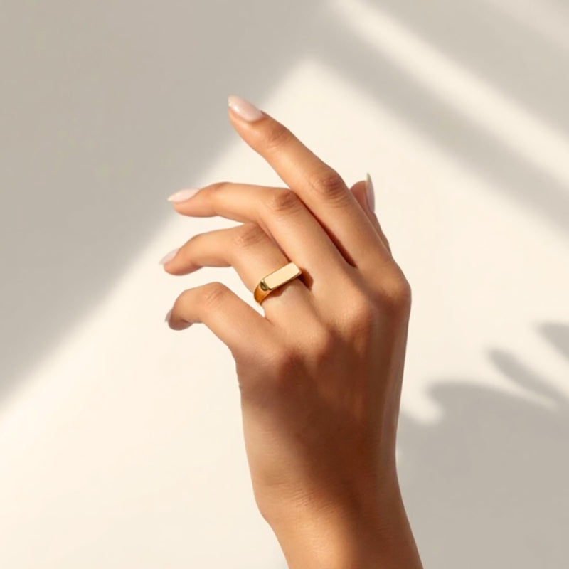 "I LOVE JESUS" Creative Electroplated Ring