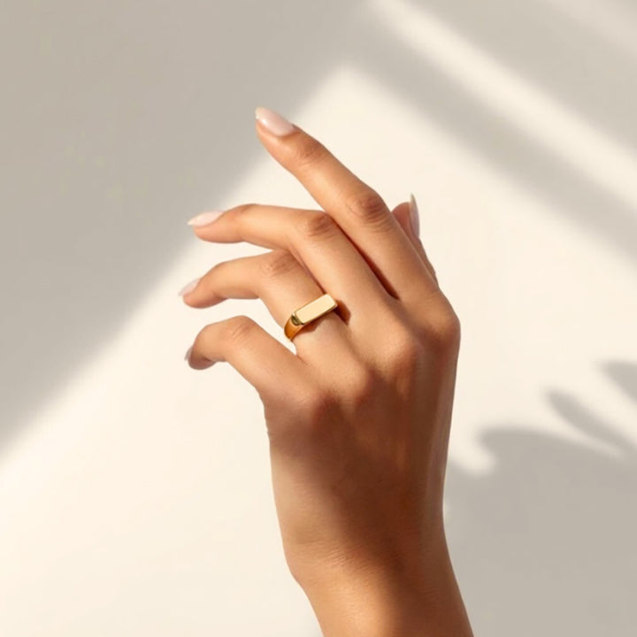 "I LOVE JESUS" Creative Electroplated Ring