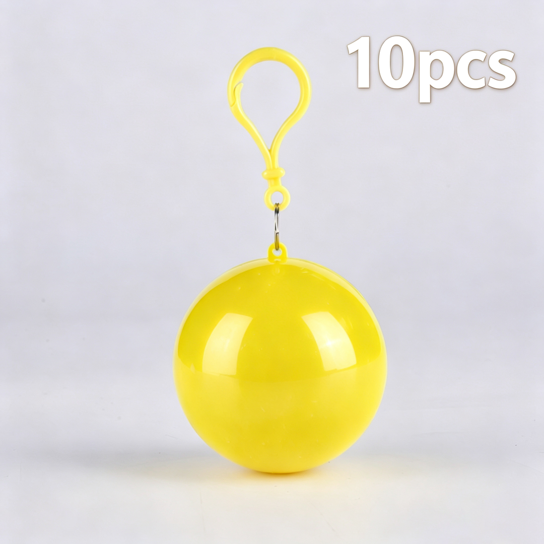 Disposable raincoat balls