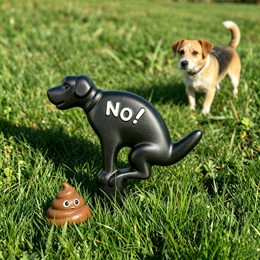 No Dog Pooping Warning Sign