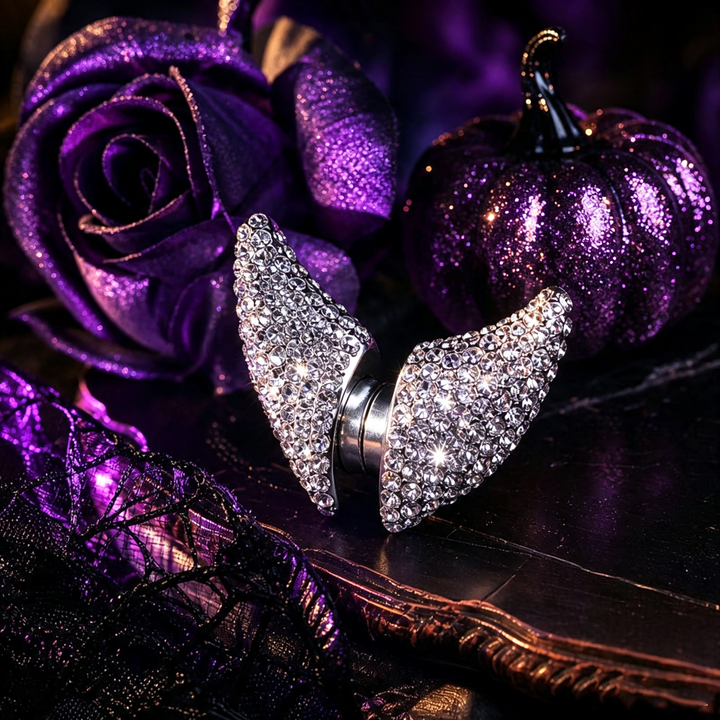 Rhinestone Magnetic Devil Horn Accessories