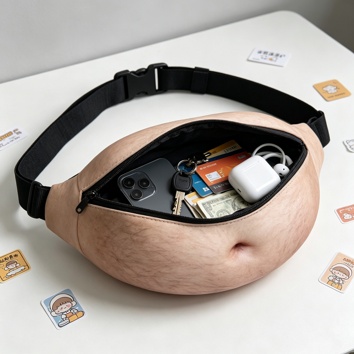 Prank Tummy Waist Bag