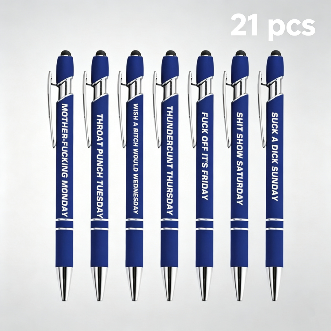 Fun and Stress-Relieving 7-Day Ballpoint Pen