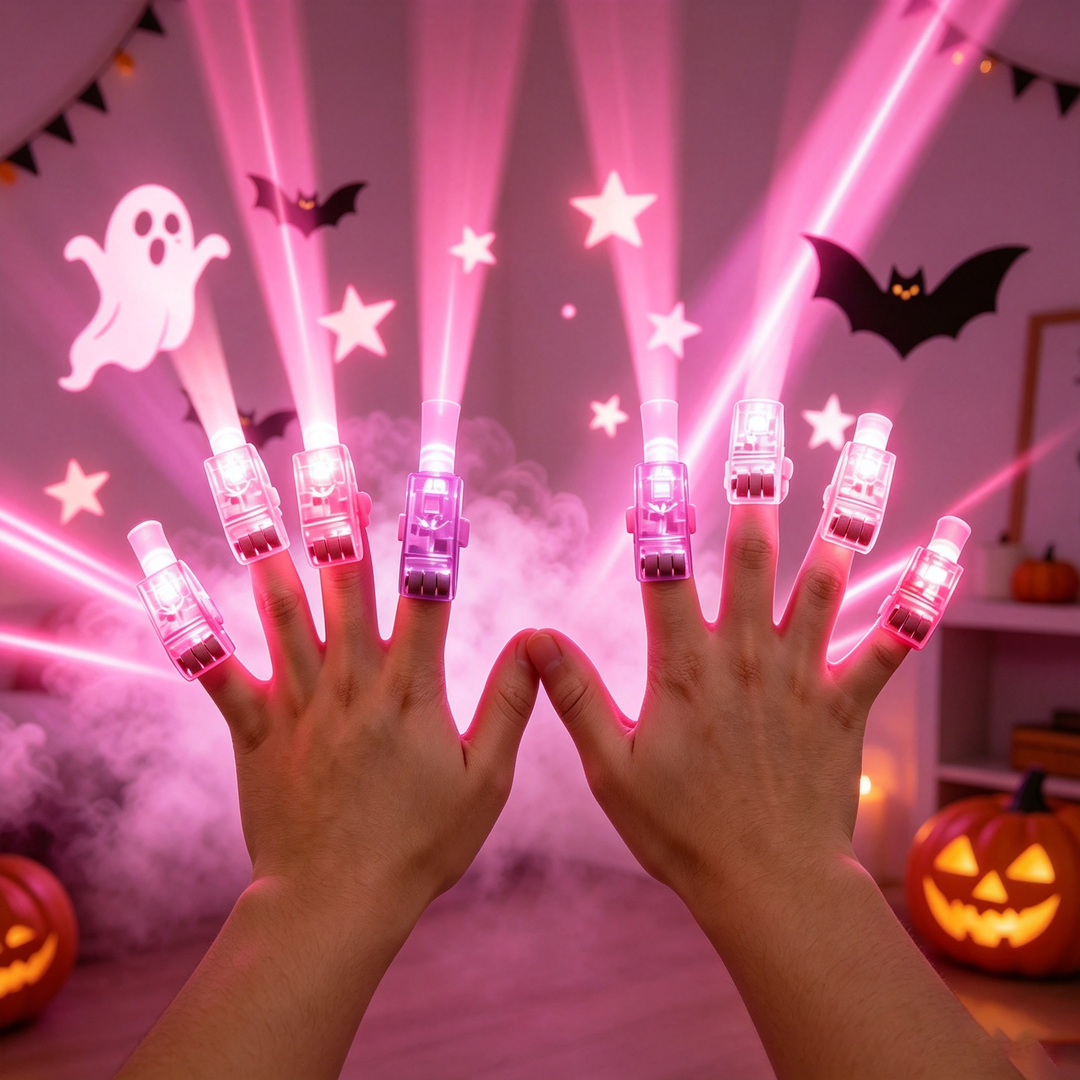 Halloween LED Finger Projector