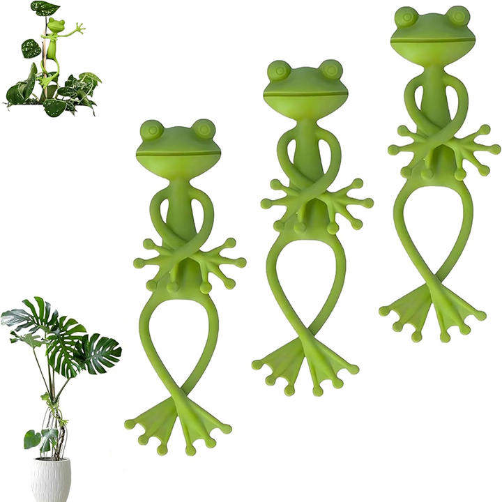 Frog-Shaped Plant Supports
