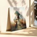 Warm Embrace in the Fields – Decorative Art Print