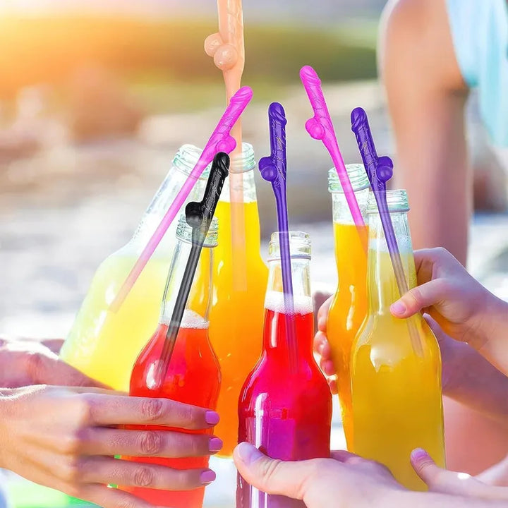 Fun-patterned straws