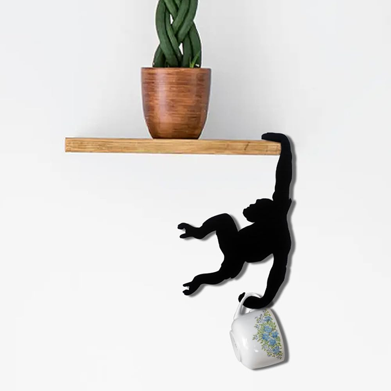 Creative Orangutan-Shaped Hooks