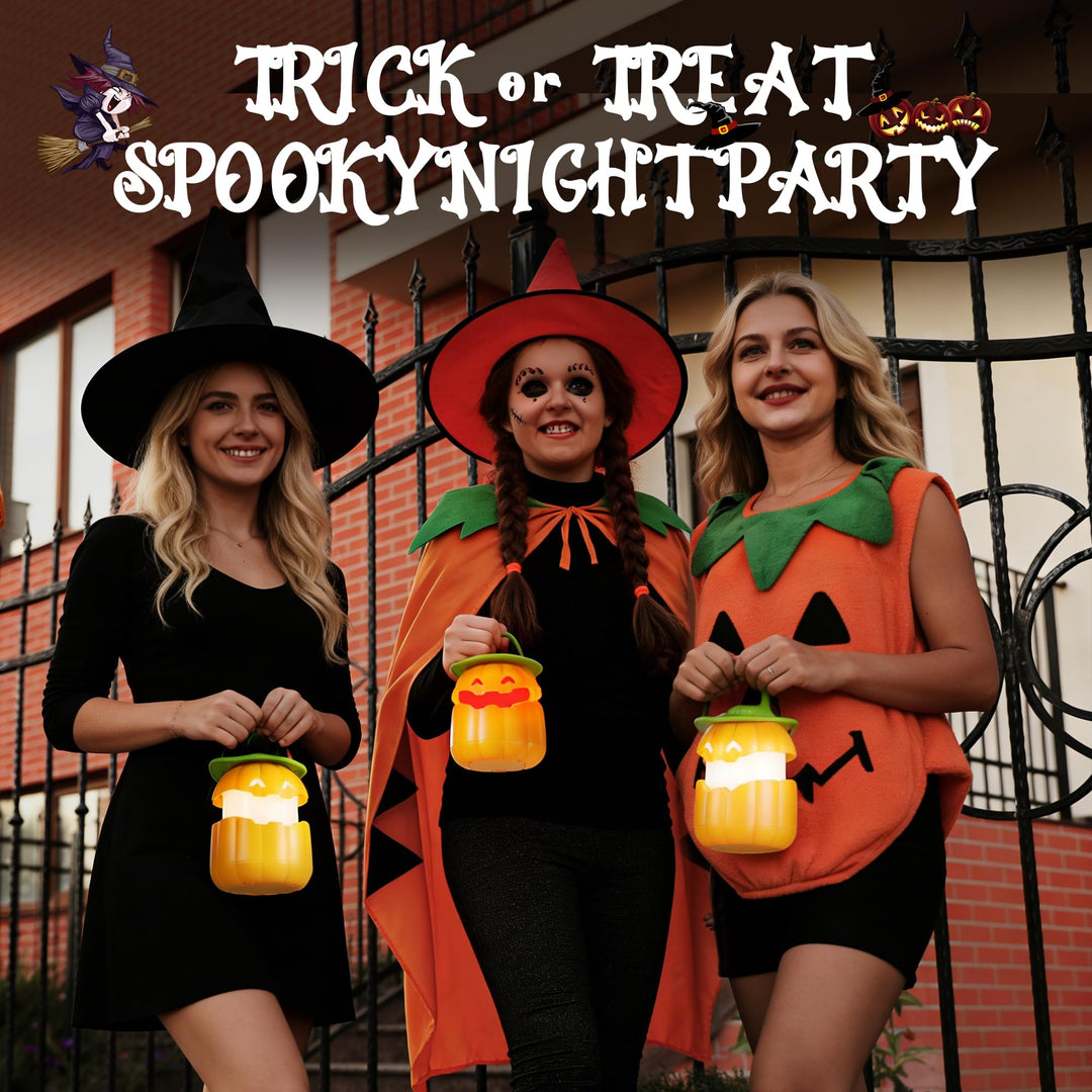 Halloween retractable pumpkin lantern