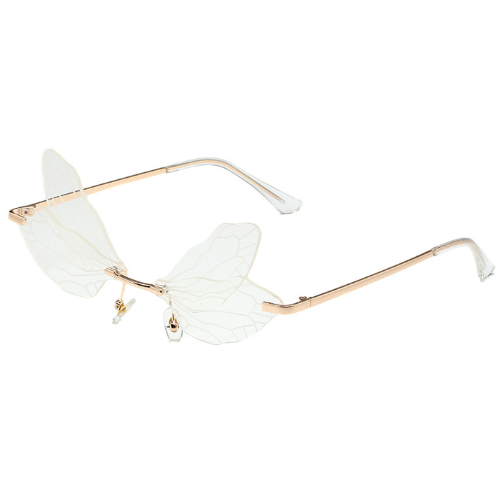 Dragonfly-wing gradient sunglasses
