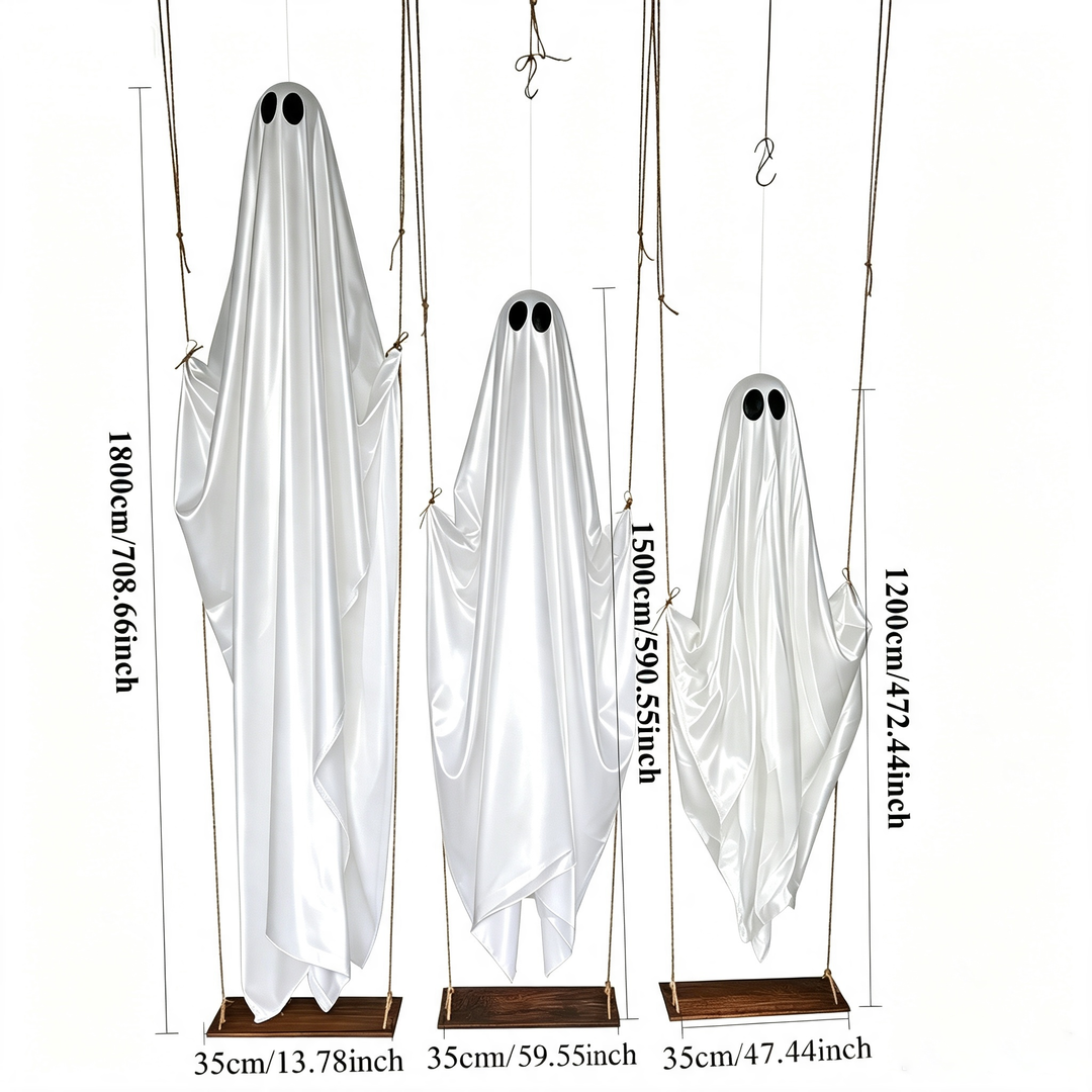 Light Up Swing Hanging Ghost