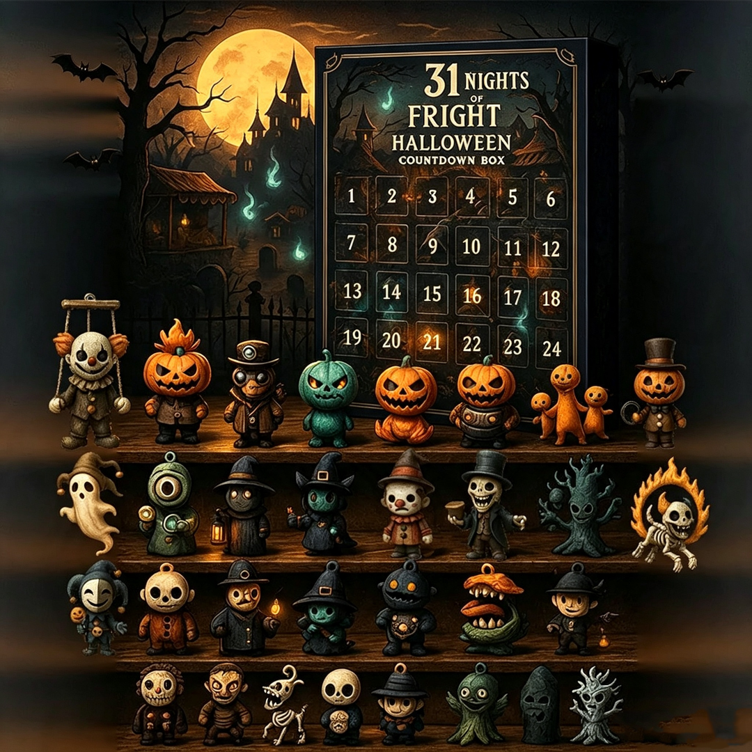 Halloween Advent Countdown Calendar Box