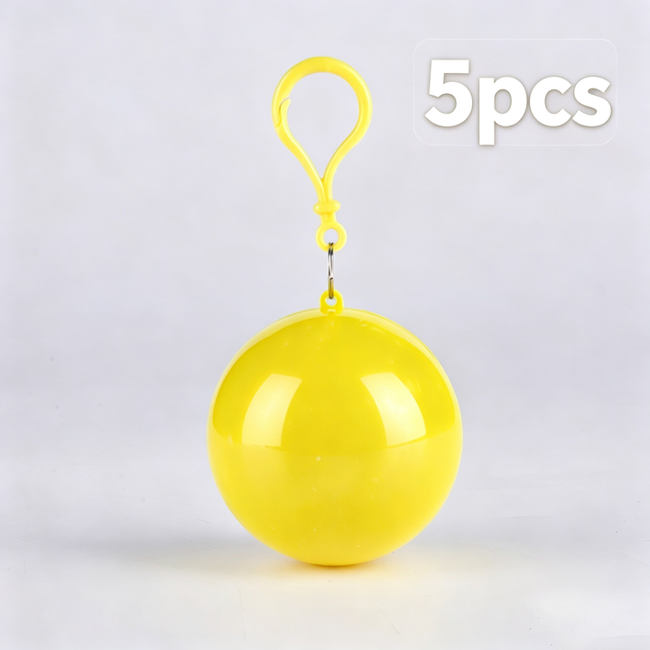 Disposable raincoat balls