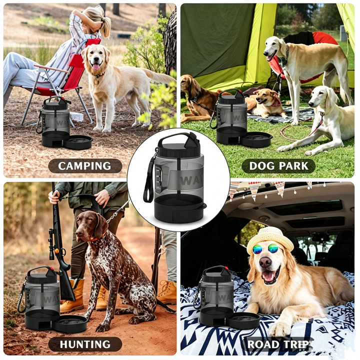 Dog outdoor water bottle