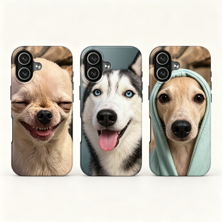 Funny Meme Dog Face iPhone Case