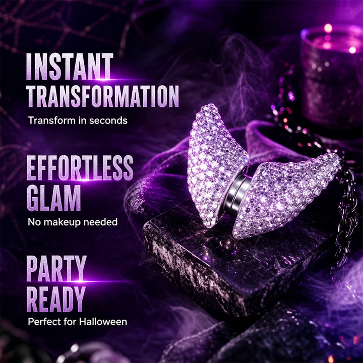 Rhinestone Magnetic Devil Horn Accessories
