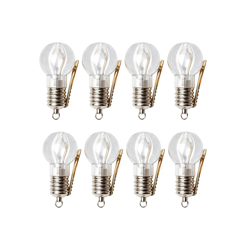 Light bulb hair clip
