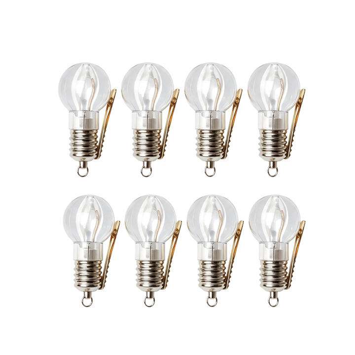 Light bulb hair clip
