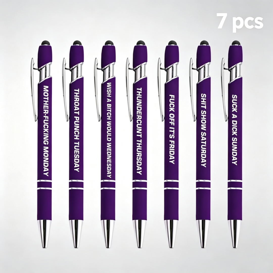 Fun and Stress-Relieving 7-Day Ballpoint Pen