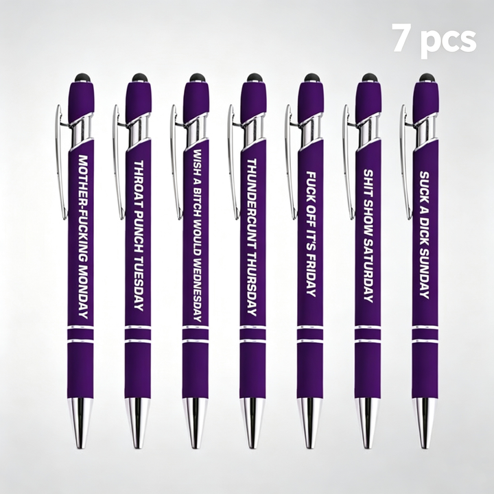 Fun and Stress-Relieving 7-Day Ballpoint Pen