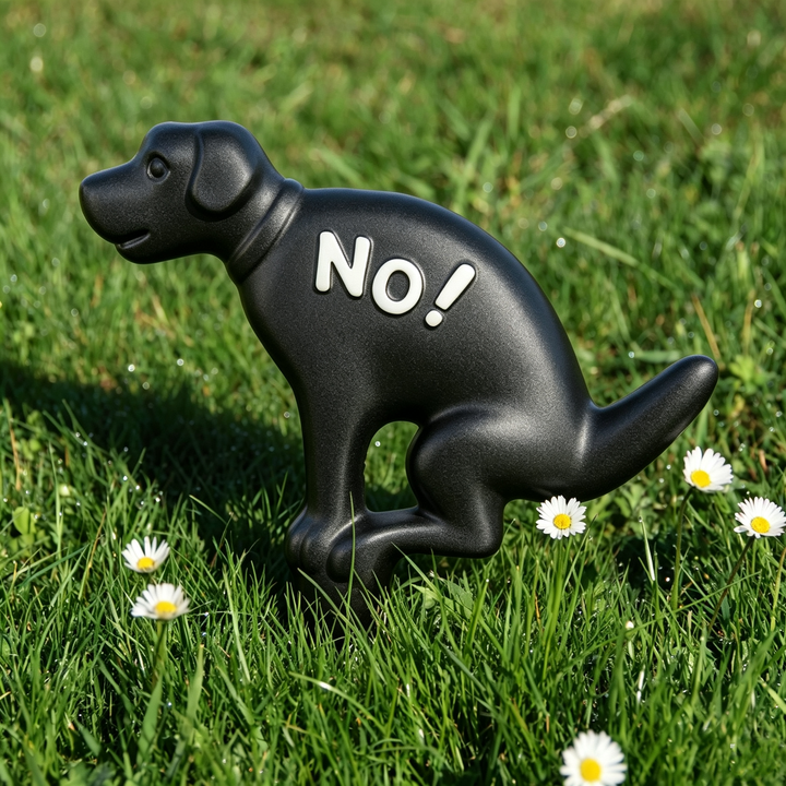 No Dog Pooping Warning Sign