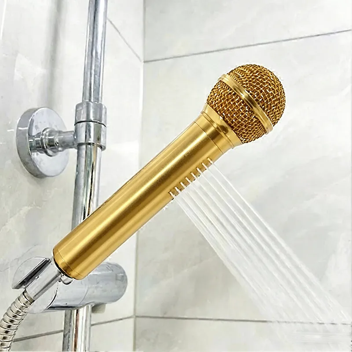 Microphone-Shaped Creative Showerhead
